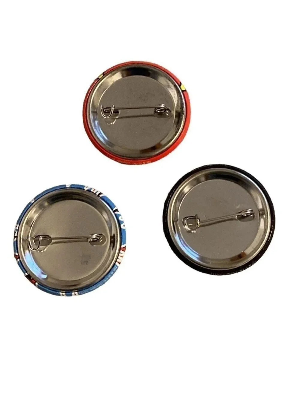 DC Comics Wonder Woman Logo Pin Set Red & Blue
